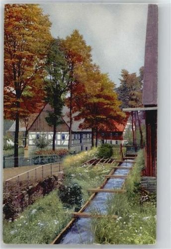 Mildenau Am Mühlgraben, Künstlerkarte, Serie IV
