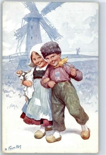 Hollandkinder, Windmühle Feiertag, K.