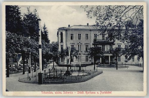 Bad Schandau Städtisches Kurhaus und Parkhotel