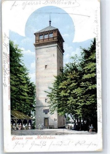 Malchen 1904 Melibokusturm