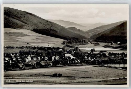 Olsberg Teilansicht, Blick ins Ruhrtal