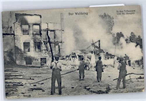 Saint-Souplet Der Weltkrieg In den Trümmern von St.Souplet