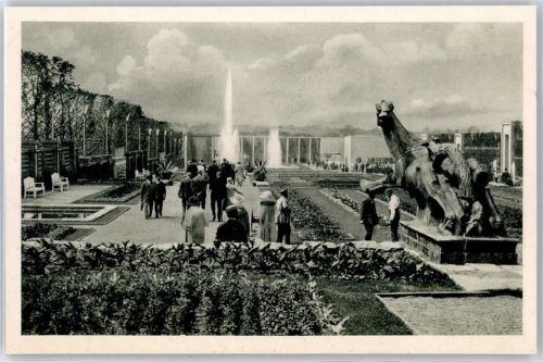 Essen GRUGA, Große Ruhrländische Gartenbau-Ausstellung 1929, Sommerblumen-Terrassen
