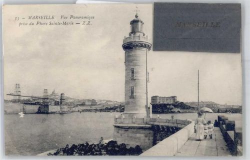 Marseille Leporello, Vue Panoramique prise de Phare Sainte-Marie