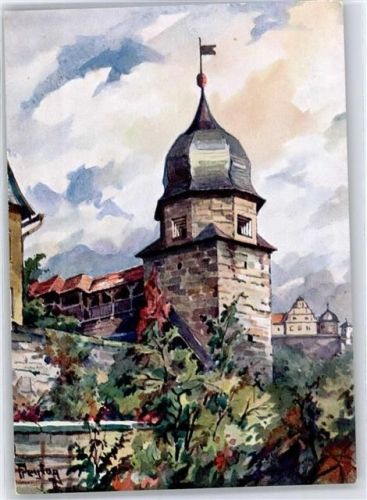 Kronach Am Lelaubenturm sign. C.Freytag
