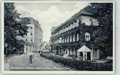 Lazne Teplice nad Becvou Städt. Kurhaus und Deutsches Hus