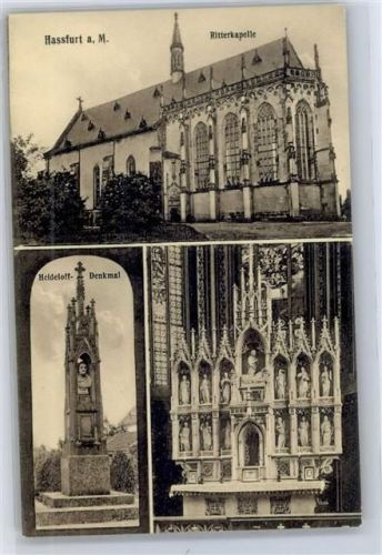 Haßfurt Ritterkapelle Heideloff-Denkmal