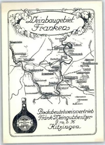Kitzingen Weinbaugebiet Franken, Wein