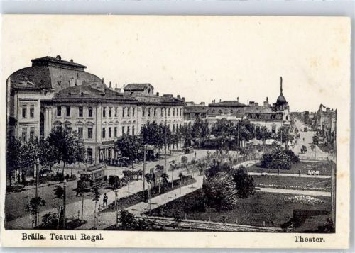 Braila Theater Straßenbahn