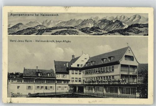 Heimenkirch Alpen, Panorama, Herz Jesu Heim