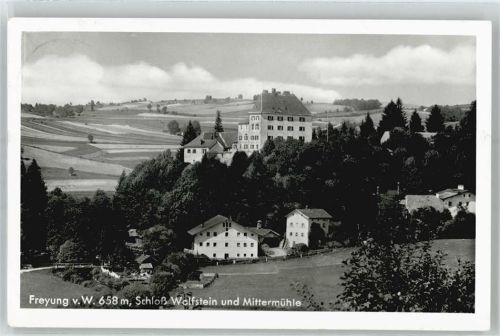 Freyung Schloß Wolfstein und Mittermühle