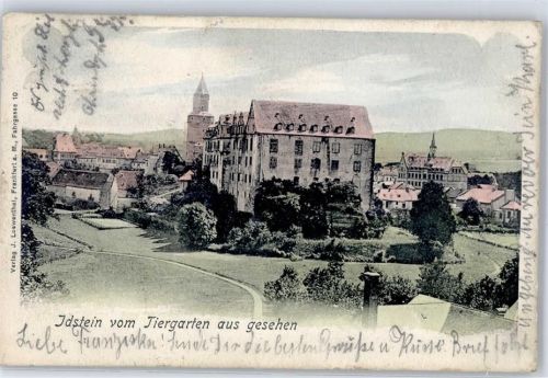 65510 W6270 Idstein 1902 - Blick vom Tiergarten