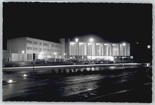 69115 W6900 Heidelberg , Neckar - Hauptbahnhof bei Nacht