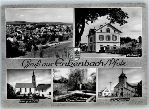 67677 W6753 Enkenbach-Alsenborn - Bahnhof Kirche Klosterbrunnen
