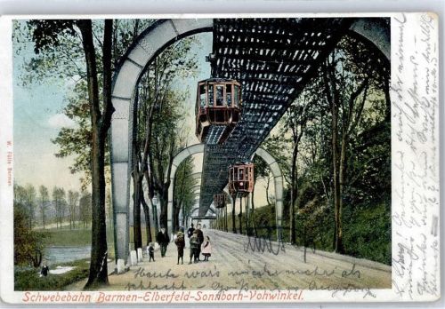 Barmen 1904 Schwebebahn