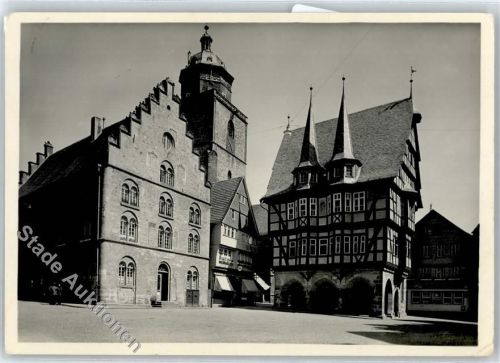 Alsfeld Foto-Karte Rathaus