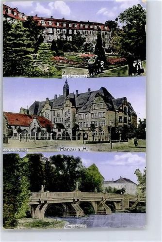 Hanau Kinzigsbrücke Schloss Eberhardschule