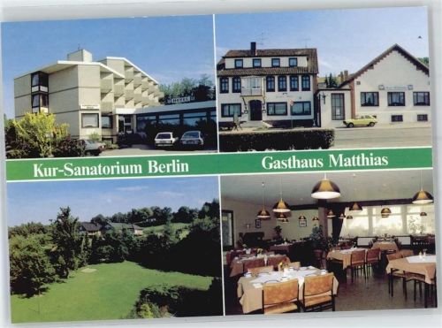 Bad Nenndorf Kur-Sanatorium Berlin Gasthaus Matthias AKU1
