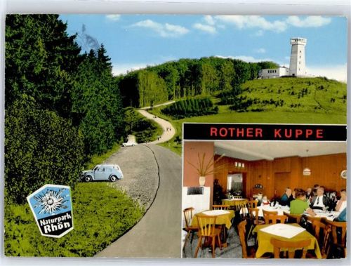 Roth Berg Gasthaus mit Aussichtsturm Rother Kuppe
