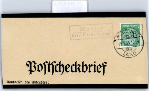 Manker Landpoststempel