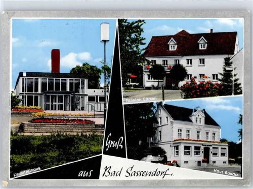 Bad Sassendorf 1966 Kurhaus Pension