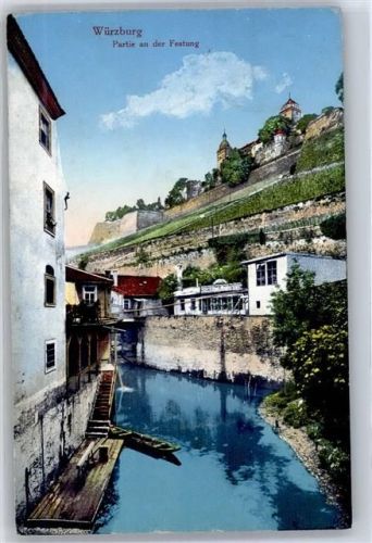 Würzburg Partie an der Festung