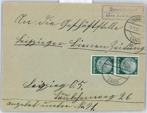 Luckenwalde Landpoststempel Hennickendorf