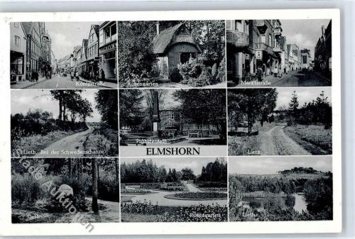 Elmshorn Rosengarten Königstrasse Marktstrasse