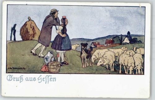 Marburg 1913 Sessen Tracht