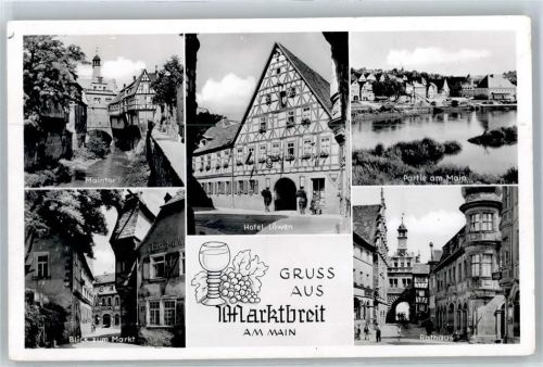 Marktbreit Maintor Rathaus Hotel Löwen