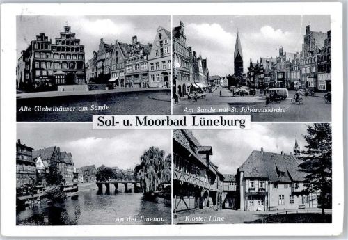 Lüneburg Alte Giebelhäuser Am Sande St. Johanniskirche An der Ilmenau Kloster Lüne
