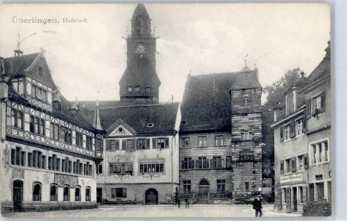 Überlingen Hofstatt Rathaus Pfennigturm