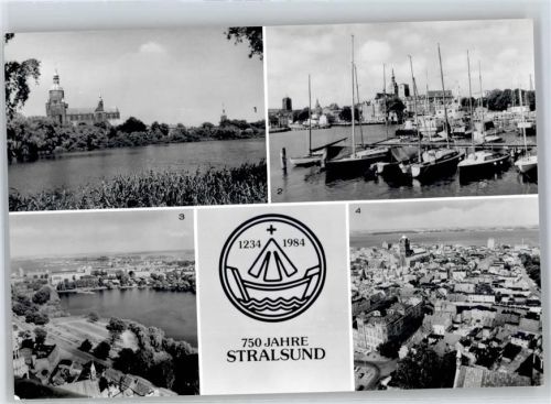 Stralsund Hafen , Marienkirche