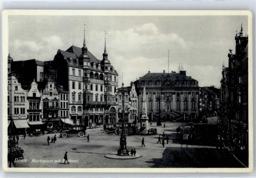 Bonn Marktplatz mit Rathaus