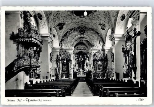 Cham Pfarrkirche innen
