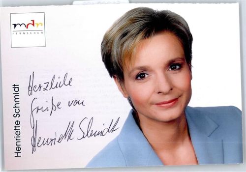 Originalunterschrift Schmiidt, Henriette MDR AKU1