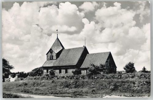 Schobüll Kirche schlichter Ziegelbau des 13. Jhs.
