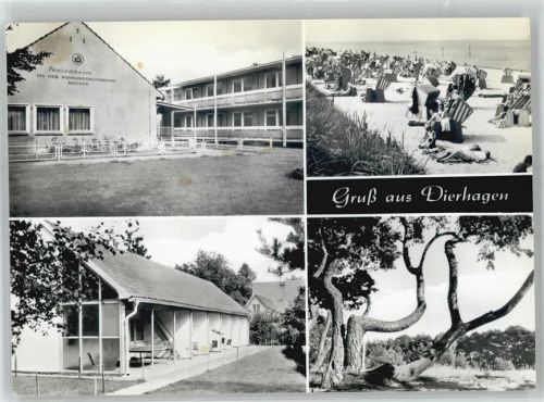 18347 O2593 Dierhagen , Ostseebad - Erholungsheim Rostock