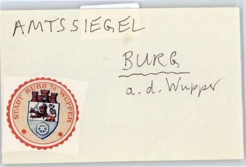 Burg Amtssiegel