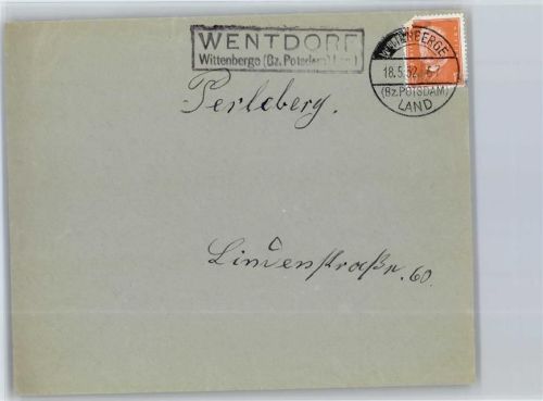 Wittenberge Landpoststempel Wentdorf