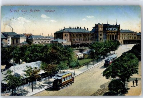 Brno Bahnhof, Straßenbahn