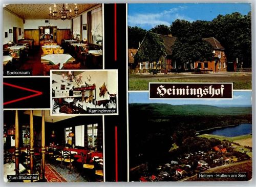 Haltern Heimingshof, Speiseraum, Kaminzimmer