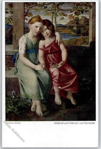 Adelheid und Gabriele von Humboldt Gottlieb Schick