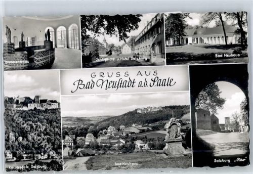 Bad Neustadt Brunnenhaus, Schlosshotel u. Hotel Salzburg, Bad Neuhaus