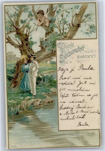 1905 Spruch Poesie Liebe AKU1