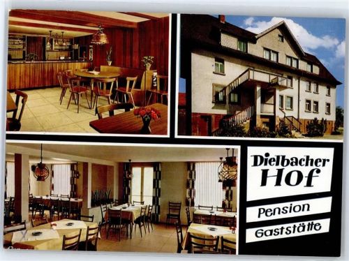 Oberdielbach Gasthaus Pension Dielbacher Hof Gastraum