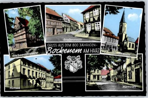 Bockenem Marktplatz Kath. Kirche Rathaus