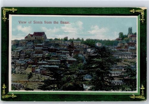 View of Simla from the Bazar