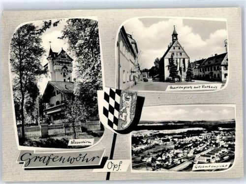 Grafenwöhr Marienplatz , Fliegeraufnahme