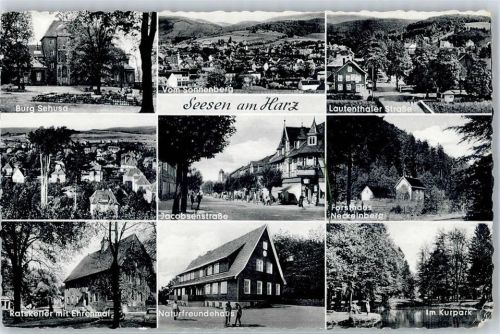 Seesen Burg Sehusa Vom Sonnenberg Lautenthaler Straße Forsthaus Neckelnberg Jacobsenstraße Gasthaus Ratskeller Ehrenmal Naturfreundehaus Kurpark